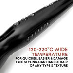 Buy Alan Truman Curl Compact - 34mm Large Hair Curler | Frizz Free Hair Curling| Curl Hold Cip For Long Lasting Curls| Suitable For Short To Mid Lengths| Wide Temperature Control Range For Every Hair Texture| Heat Resistant Clip - Purplle