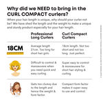 Buy Alan Truman Curl Compact - 34mm Large Hair Curler | Frizz Free Hair Curling| Curl Hold Cip For Long Lasting Curls| Suitable For Short To Mid Lengths| Wide Temperature Control Range For Every Hair Texture| Heat Resistant Clip - Purplle