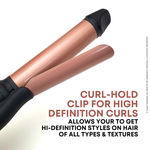 Buy Alan Truman Curl Compact - 34mm Large Hair Curler | Frizz Free Hair Curling| Curl Hold Cip For Long Lasting Curls| Suitable For Short To Mid Lengths| Wide Temperature Control Range For Every Hair Texture| Heat Resistant Clip - Purplle