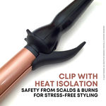 Buy Alan Truman Curl Compact - 34mm Large Hair Curler | Frizz Free Hair Curling| Curl Hold Cip For Long Lasting Curls| Suitable For Short To Mid Lengths| Wide Temperature Control Range For Every Hair Texture| Heat Resistant Clip - Purplle
