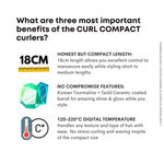 Buy Alan Truman Curl Compact - 34mm Large Hair Curler | Frizz Free Hair Curling| Curl Hold Cip For Long Lasting Curls| Suitable For Short To Mid Lengths| Wide Temperature Control Range For Every Hair Texture| Heat Resistant Clip - Purplle