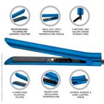 Buy Alan Truman Blue AT 100 Tourmaline - Ceramic Styler | Straightening, Curls, Waves And Flicks| Floating Plates Ensure Tug Free Styling| Avoids Unnecessary Heat Exposure| Enable Easy Releasing of Hair Whilst Releasing Curls Or Waves - Purplle