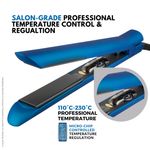 Buy Alan Truman Blue AT 100 Tourmaline - Ceramic Styler | Straightening, Curls, Waves And Flicks| Floating Plates Ensure Tug Free Styling| Avoids Unnecessary Heat Exposure| Enable Easy Releasing of Hair Whilst Releasing Curls Or Waves - Purplle