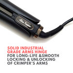 Buy Alan Truman Black Diamond Slim Crimper | Super Convenient For Root Lifts And Hair Styling| Volume And Crimp That Last Until The Next Wash| Frizz Free Crimps| 6 Deep Teeth Crimp Plates| Micro Chip Regulted Temperature Control - Purplle