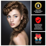 Buy Alan Truman Black Diamond Slim Crimper | Super Convenient For Root Lifts And Hair Styling| Volume And Crimp That Last Until The Next Wash| Frizz Free Crimps| 6 Deep Teeth Crimp Plates| Micro Chip Regulted Temperature Control - Purplle