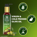 Buy Bajaj 100% Pure Olive Oil | Virgin & Cold Pressed |Prevents Hair Loss |Oil | 200ml - Purplle