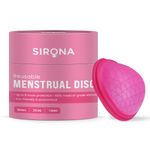 Buy Sirona Reusable Menstrual Cup Disc for Women – Small (1 Unit)| Period Disc with 100% Medical Grade Silicone | Up to 8 hour Protection | Non Toxic & Phthalate Free - Purplle