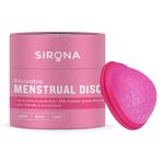 Buy Sirona Reusable Menstrual Cup Disc for Women – Large (1 Unit)| Period Disc with 100% Medical Grade Silicone | Up to 8 hour Protection | Non Toxic & Phthalate Free - Purplle