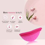 Buy Sirona Reusable Menstrual Cup Disc for Women – Large (1 Unit)| Period Disc with 100% Medical Grade Silicone | Up to 8 hour Protection | Non Toxic & Phthalate Free - Purplle