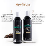 Buy mCaffeine Damage Repair Latte Shampoo & Conditioner Combo | Nourishes & Strengthens Dry Hair | With Coconut Milk, Coffee & Keratin for Smooth & Shiny Hair | Sulphate & Paraben Free 500 ml - Purplle