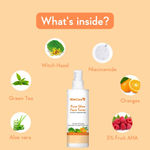 Buy WishCare Pure Glow Face Toner for Pore Tightening & Even Toned Skin with 7% AHA, Oranges & Green Tea (200 ml) - Purplle