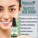 Buy WishCare 2% Salicylic Acid Serum for Reducing Acne & Blackheads with Zinc PCA, Tea Tree & Green Tea - Purplle