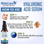 Buy WishCare Hyaluronic Acid Serum with CICA, Ceramide & B5 - Multi-Molecular Hyaluronic Acid Serum - Purplle