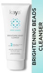 Buy Kaya Brightening Beads Cleanser With AHA Niacinamide Vitamin E daily use exfoliating & brightening face wash all skin types 50 ml - Purplle
