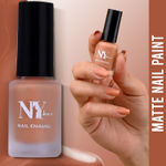 Buy NY Bae Matte Nail Enamel - Tacos 13 (6 ml) | Orange Brown | Luxe Matte Finish | Highly Pigmented | Chip Resistant | Long lasting | Full Coverage | Streak-free Application | Vegan | Cruelty Free | Non-Toxic - Purplle
