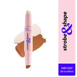 Buy Blue Heaven Strobe & Shape Highlighter And Contour Duo Stick, Fairy Light (Fair To Medium) - Purplle