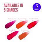 Buy Blue Heaven Silk & Stain Lip Stain, Sunset Orange - Purplle