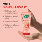 Buy Joy Skin Fruits Oil Regulating Strawberry Scrub 200 ml - Purplle