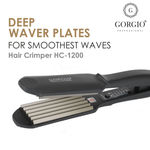 Buy Gorgio Professional High Performance Hair Crimmper Hc1200 With Ceramic And Teflon Coating For Wonderful Hair Wave - 1 Pc - Purplle