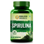 Buy Himalayan Organics Spirulina - 2000mg - 120 Veg Capsules - Purplle