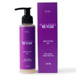 Buy ENN RE-FLAX Hair Styling Gel, infused with Flax seed and Aloe vera, (100 ml) - Purplle