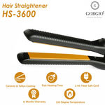 Buy Gorgio Professional High Performance Hair Straightner Hs3600 With Caramic And Teflon Coating For Frizz Free Hair - 1 Pc - Purplle