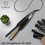 Buy Gorgio Professional High Performance Hair Straightner Hs3600 With Caramic And Teflon Coating For Frizz Free Hair - 1 Pc - Purplle
