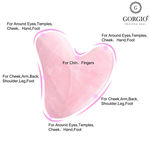 Buy Gorgio Professional Rose Quartz Heart Shape (Grq035) - Purplle