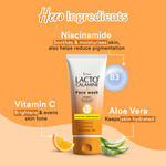 Buy Lacto Calamine Vitamin C Face Wash with Aloe Vera & Niacinamide for bright and glowing skin. Exfoliates skin. Reduces pigmentation. No Parabens, No Sulphates - 100 ml - Purplle