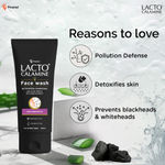 Buy Lacto Calamine Activated Charcoal Face Wash with Aloe Vera & Tea Tree Extract for Deep Skin Detox. Removes impurities and fights blackheads & whiteheads. No Parabens, No Sulphates - 100 ml - Purplle