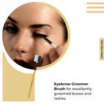 Buy Dash Pro Eyebrow Groomer Brush - Purplle