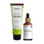 Buy Sirona Anti Acne Face Serum + Anti Acne Face Wash 30 ml - Purplle