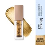 Buy Blue Heaven Bling Liquid Glitter Eyeshadow - 01 Golden Limelight - Purplle