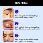 Buy Blue Heaven Bling Liquid Glitter Eyeshadow - 01 Golden Limelight - Purplle