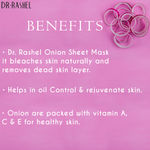 Buy Dr.Rashel Onion Serum Sheet Mask Suitable For All Skin Types - Purplle