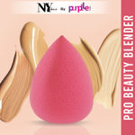 Buy NY Bae Pro Beauty Blender | Makeup Sponge | Flawless Finish | Maximum Coverage - Pink - Purplle