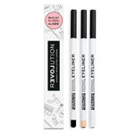 Buy Makeup Revolution Pack of 3 Kohl Liners (Black, White, Nude) 3.6gm - Purplle