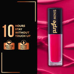 Buy Purplle Ultra HD Matte Mini Liquid Lipstick, Pink - My First Dress Up 8 | Highly Pigmented | Non-drying | Long Lasting | Easy Application | Water Resistant | Transferproof | Smudgeproof (1.6 ml) - Purplle