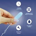 Buy Lemme Be Heavy Flow Tampons (Box of 15) 100% Cotton Certified Biodegradable  - Purplle