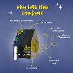 Buy Lemme Be Heavy Flow Tampons (Box of 15) 100% Cotton Certified Biodegradable  - Purplle
