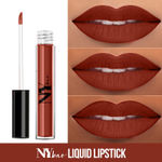 Buy NY Bae Moisturizing Liquid Lipstick - Charlotte's Perfect Night 26 (2.7 ml) | Maroon | Matte Finish | Enriched with Vitamin E | Highly Pigmented | Non-Drying | Lasts Upto 12+ Hours | Weightless | Vegan | Cruelty & Paraben Free - Purplle