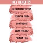 Buy NY Bae Sunset Skyline Blush - Mauve Aurora 04 (5 g) | Mauve | Matte Finish | All Skin Types | High Colour Payoff | Easily Blendable | Lightweight | Multipurpose | Travel Friendly - Purplle