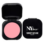 Buy NY Bae Sunset Skyline Blush - Dusky Mauve 01 (5 g) | Mauve | Matte Finish | All Skin Types | High Colour Payoff | Easily Blendable | Lightweight | Multipurpose | Travel Friendly - Purplle