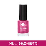 Buy NY Bae Sugar Effect Sprinkles Sundae Nail Lacquer - Dragonfruit Sprinkles Sundae 13 (6 ml) | Pink | Sugar Effect | Highly Pigmented | Chip Resistant | Non-Yellowing | Streak-free Application | Cruelty Free | Non-Toxic - Purplle