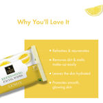 Buy Good Vibes Lemon Refreshing Facial Wipes | Cleansing, Hydrating | Vegan, No Parabens, No Sulphates, No Alcohol, No Mineral Oil (10 Wipes) - Purplle