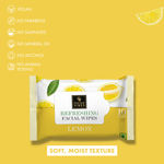Buy Good Vibes Lemon Refreshing Facial Wipes | Cleansing, Hydrating | Vegan, No Parabens, No Sulphates, No Alcohol, No Mineral Oil (10 Wipes) - Purplle