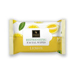 Buy Good Vibes Lemon Refreshing Facial Wipes | Cleansing, Hydrating | Vegan, No Parabens, No Sulphates, No Alcohol, No Mineral Oil (10 Wipes) - Purplle