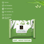 Buy Good Vibes Aloe Vera Soothing Facial Wipes | Vegan, No Parabens, No Sulphates, No Alcohol, No Mineral Oil, No Animal Testing (25 Wipes) - Purplle
