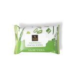 Buy Good Vibes Aloe Vera Soothing Facial Wipes | Vegan, No Parabens, No Sulphates, No Alcohol, No Mineral Oil, No Animal Testing (25 Wipes) - Purplle