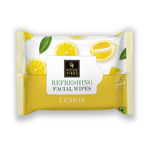 Buy Good Vibes Lemon Refreshing Facial Wipes, Hydrating | Vegan, No Parabens, No Sulphates, No Alcohol, No Mineral Oil, No Animal Testing (25 Wipes) - Purplle